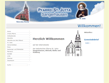 Tablet Screenshot of kath-kirche-sangerhausen.de